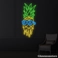 thumbnail image 2 of Glowneon Cool Pineapple Neon Sign, Pineapple Wear Glasses Led Sign, Juice Fruit Shop Decor, 2 of 5