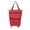 Red, variant on 2 In 1 Foldable Shopping Cart Trolley Bag Portable Wheeled Air Vacuum Storage With Integrated Compartment