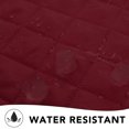 thumbnail image 4 of Housse de Sofa Matelassée Réversible 4 Places, Protecteur de Meuble Résistant à l'Eau, Housse de Canapé Lavable avec Mousse Antidérapante et Sangles Élastiques pour Enfants, Chiens, Animaux (XX Grand, Rouge/ivoire), 4 of 7