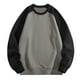 thumbnail image 2 of pstuiky camisa de manga larga para hombre, Sudadera deportiva con cuello redondo y manga larga para hombre, color liso, con inserción en los hombros salir tops xxxxl, 2 of 6