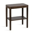 thumbnail image 5 of Kate and Laurel Talcott Modern Rectangle Wood Side Table, 22 x 14 x 26, Dark Brown, Transitional Decorative Two-Tier End Table for Use as a Bedroom Nightstand or Living Room Accent, 5 of 9