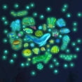 thumbnail image 2 of JUNWELL Glow in The Dark Ocean Fish Wall Decals,Under The Sea Wall Stickers Decals Decor Luminous Sea Life Animals Waterproof Stick Wall Decal for Kids Boys Bedroom Watercolor Ocean Creatures, 2 of 6