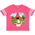 thumbnail image 3 of Inktastic Chicken on a Farm Boys or Girls Toddler T-Shirt, 3 of 5