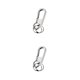 thumbnail image 1 of Llavero de hombre Yuarrent con hebilla chapado en aleación de Zinc 2piezas Plata, 1 of 6