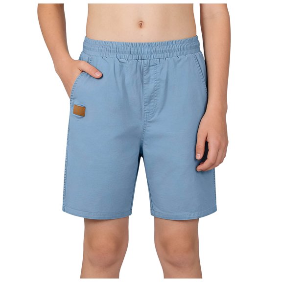 Ketyyh-chn99 Toddler Boy Athletic Shorts Boys Short Quarter-Zip Shorts Lounges Summer Casual Athletic Vacation Beach Outfits Size for 11-12 Years,Light Blue