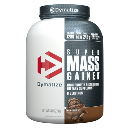 UPC 705016331277 product image for Dymatize Super Mass Gainer  High Protein & Carb Blend  Rich Chocolate  52g Prote | upcitemdb.com