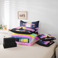 thumbnail image 4 of Spaceship Comforter 7 Pieces Outer Space Bedding Setwatercolor Spaceship Full Bed In A Bag Mountain Decor Sheet Set Teens Bedroom, 4 of 5
