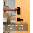 thumbnail image 6 of DESLOC B200 Fingerprint Smart Door Lock with 2 Lever Handles, App Control, Smart Locks for Front Door, Deadbolt Smart Lock, Electronic Keypad Deadbolt Lock, Emergency Power Port, 12 Months Battery, 6 of 11