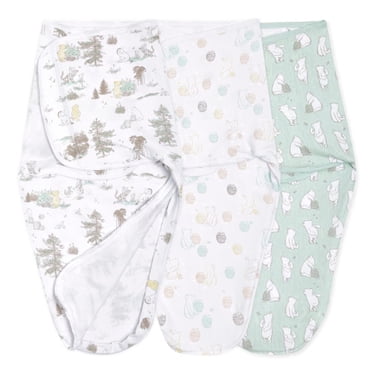 aden   anais - Disney winnie easy swaddle wraps - 3pack