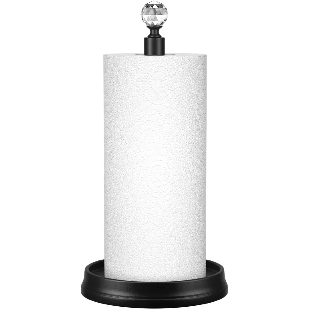 Paper Towel Holder (with Crystal Head) Steel Paper Towel Holder