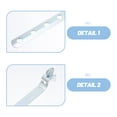 thumbnail image 3 of SHOWERORO 2Jgo Conjunto De Varillas Para Desagüe De Lavabo En Compatible Y Duradero Color Plata, 3 of 8