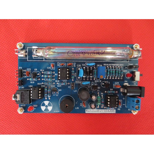 Assembled DIY Geiger Counter Kit Nuclear Radiation Detector GM Tube γβ