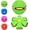 Green, variant on Magic Ball,Magic Meta Ball with 6 LED Lights,Dual Form Freely Switchable Magic Bouncing Ball for Indoor & Outdoor