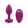 thumbnail image 4 of B-vibe Remote Control Vibrating Jewel Plug (s/m) - Fuchsia, 4 of 5