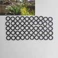 thumbnail image 1 of Lot de 50 Rondelles de Tuyau de Jardin, Fabriquées en Caoutchouc Robuste, Onglets Autobloquants Gardent les Raccords Fermes, 1 of 9