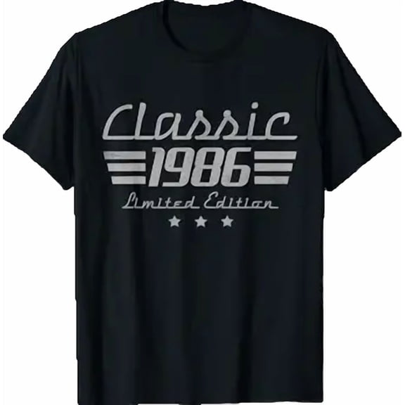 Vesco Vintage 1986 Classic Car 40 Year Old Gifts Men 40th Birthday T-Shirt