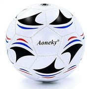 Aoneky Mini Kids Size 3 Soccer Ball " Deflated Mini Soccer Ball with Pump - Soccer Ball for Boy Girl Aged 3-8 Years Old, Children Present Toy, Small Soccerball Game for Toddler