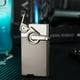 thumbnail image 1 of Encendedor de metal a prueba de viento | Balancín de Llama Dual Recargable de Carga Directa | Arco azul butano recargable | Tamaño de bolsillo compacto para barbacoa, camping, regalos | Caja de, 1 of 4