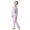 Pink, variant on 2026 Girls Swimming Suit Toddler Full Coverage Long Sleeve Rash Guard With Skirt Muslim Beach Swimwear Size 2-3 Years