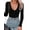 Black, variant on MOYIKO Deep V Neck Long Sleeve Bodysuits for Women Fitted Tops,Size S-XXL