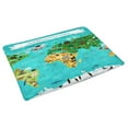 thumbnail image 2 of POP World Map with Animals and Birds Indoor Doormat 30x18 Inches Non Slip Front Entrance Door Mat Rug, 2 of 3