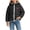.Black, variant on Agkizg Kids Girls Hooded Puffer Coat Long Sleeve Thick Winter Jacket with Pockets Solid Color Warm Casual Outerwear