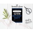 thumbnail image 3 of Darling Souvenir Black Birthday Invitation Card Printable Elegant Fill or Write In Blank Party Invites 28 Pcs 5 x 7 Inches, 3 of 5