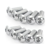 10Pcs Front Rotor Bolts Kit 5/16"-18x3/4" for Harley Touring Road King Electra Glide Softail Sportster