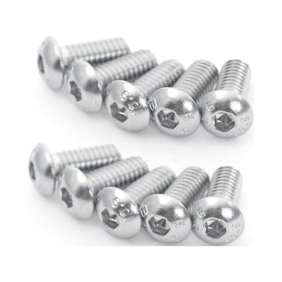 10Pcs Front Rotor Bolts Kit 5/16"-18x3/4" for Harley Touring Road King Electra Glide Softail Sportster