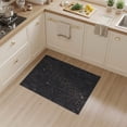 thumbnail image 2 of ODIKA 3'x5' Black Urban Grid Contemporary Abstract Washable Area Rug Modern Pixelated Design With Varied for Hallway, Laundry Room, Non-Slip, Flatweave, Easy Care, 2 of 7