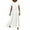 White, variant on IROINNID Summer Dresses For Women Loose Short Sleeve Round-Neck Asymmetric Swing Layered Beach Long Dress Cheap