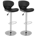 thumbnail image 1 of BestOffice Set of 2 Bar Stools PU Leather Modern Hydraulic Swivel Dinning Chair, 1 of 2