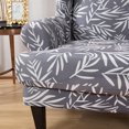 thumbnail image 4 of Wing Back Chair Covers with Arms Piece Slipcovers for Armchair Washable Stretch Print Pattern Wingback Chair Cover Furniture Protector Geometry, 4 of 7