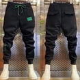 thumbnail image 5 of Pantalones casuales de harén para hombre, pantalones deportivos, pantalones de calle, pantalones ajustados para hombre, algodón, oferta, estilo coreano, nuevo y elegante, vintage, 5 of 5