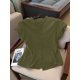 thumbnail image 4 of Blusa Casual De Mujer Con Botones Y Volantes En Beis, 4 of 30