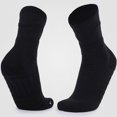 thumbnail image 3 of Babcutegg Mens Crew Athletic Socks Mid Calf Cotton Breathable Performance Outdoor Cycling Running Socks Black Size Free Size, 3 of 3