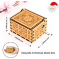 thumbnail image 3 of You are My Sunshine Caja de música Cajas de música con manivela Vintage Cajas de música Regalos para cumpleaños/Navidad/Día de San Valentín Decoración del hogar, 3 of 5
