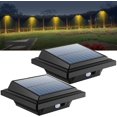 thumbnail image 1 of 40 luces solares con sensor de movimiento LED para exteriores, nivel impermeable Ip65, gran angular, 1 of 5