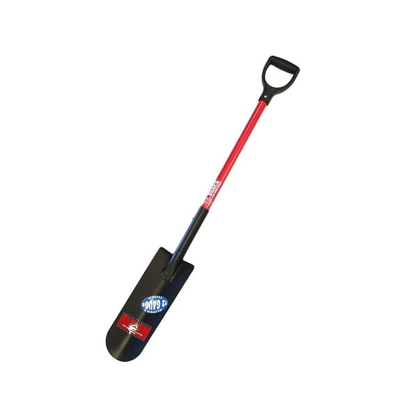 Bully Tools 82535 12-Gauge 14-Inch Drain Spade with Fiberglass D-Grip Handle