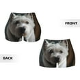 thumbnail image 5 of Xecao Dog Wrapped in Towel 1 Print Workout Shorts for Women Soft Smooth Gym Yoga Scrunch Active Tennis Workout Running Shorts, 5 of 9