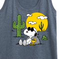 thumbnail image 3 of Peanuts - Snoopy and Woddstock - Women's Racerback Tank Top, 3 of 6
