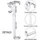 thumbnail image 2 of Wabjtam 2.5 Inch Valance Clips Window Blind Clips Clear Plastic Valance Retainer Clips Hidden Valance Clips For Horizontal Blind Valance (12 Pieces), 2 of 5