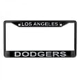thumbnail image 1 of Los Angeles Dodgers Laser Black License Plate Frame, 1 of 1