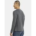 thumbnail image 3 of George Men's and Big Men's Slub Texture Thermal Shirt with Long Sleeves, Sizes XS-3XL, 3 of 5