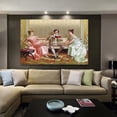 thumbnail image 4 of Pinturas en lienzo Vintage de corte Noble para mujer, carteles e impresiones de paisaje, arte de pared moderno, imagen para sala de estar, decoración del hogar, 4 of 4