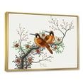 thumbnail image 3 of Designart 'A Flowering Tree Branch With Two Chinese Birds' Traditional Framed Canvas Wall Art Print, 3 of 5