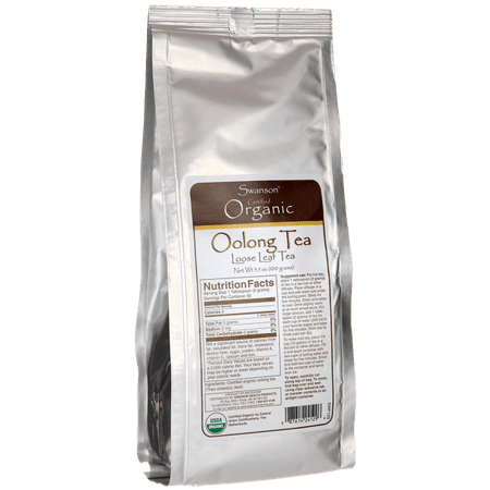 Swanson Certified Organic Loose Leaf Tea Oolong 3,5 oz (100 g) Emb