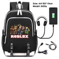thumbnail image 2 of Roblox mochila Virtual World para estudiantes, de Color caramelo Bolsa Escolar, bolsa de viaje al aire libre para hombres y mujeres, bolsa para parejas, niñas, niños, 2 of 4