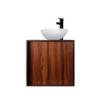 thumbnail image 1 of Gabinete De Baño HELENA Con Llave Y Ovalin Minimalista, 1 of 6