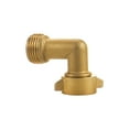 thumbnail image 5 of US 90 Degree Garden Hose Elbow Adapter - Solid Brass Fittings - 2 Piece, Gold, 5 of 8